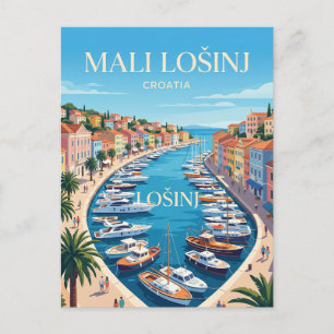 Postal Puerto de Mali Lošinj Croacia