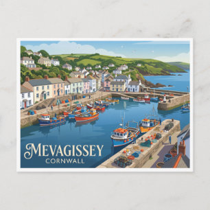 Postal Puerto de Mevagissey Inglaterra