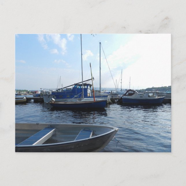 Postal Puerto de Mountshannon - Irlanda (Anverso)