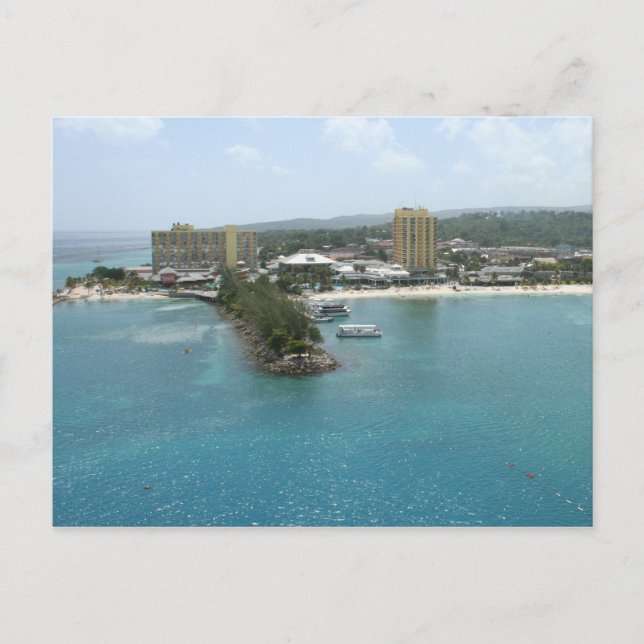 Postal Puerto de Ocho Ríos, Jamaica Postcard (Anverso)