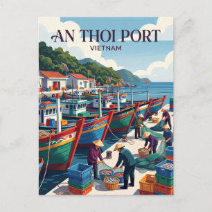 Postal Puerto de Pesca An Thới Vietnam