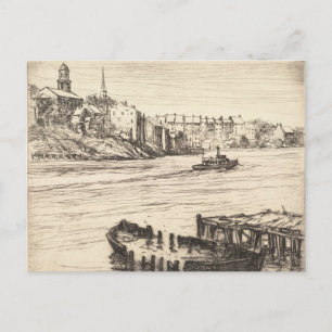 Postal Puerto de Portsmouth Vintage