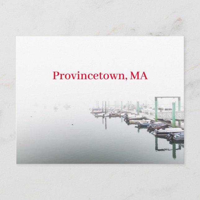 Postal Puerto de Provincetown Postcard (Anverso)
