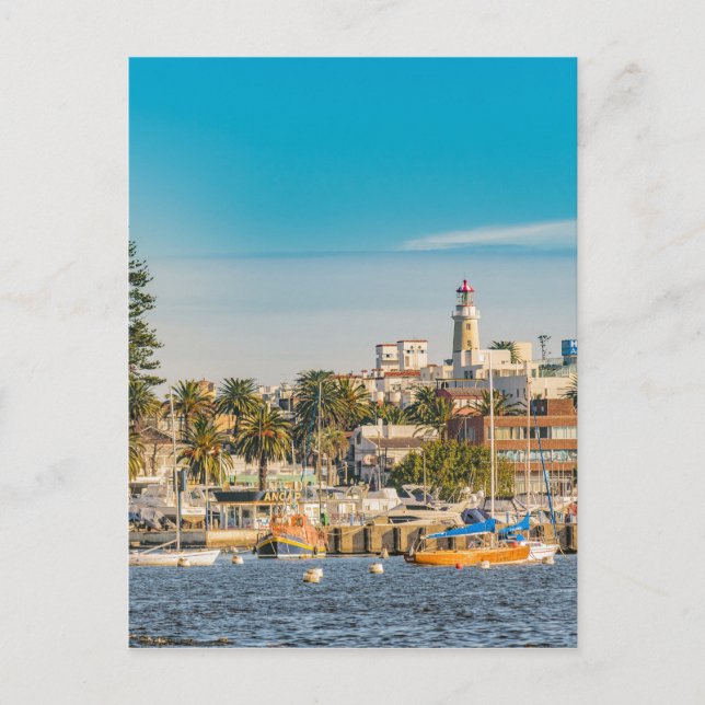 Postal Puerto de Punta del Este, Uruguay (Anverso)