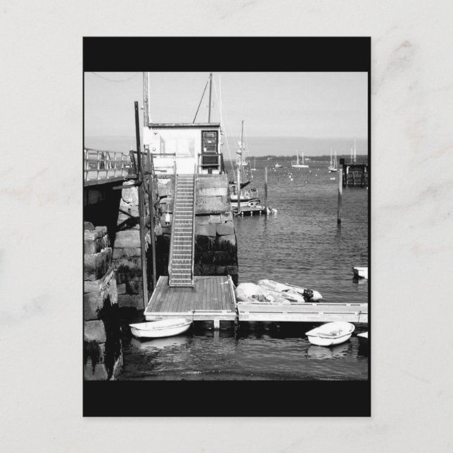 Postal Puerto de Rockland (Anverso)