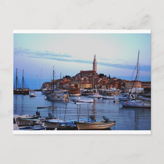 Postal Puerto de Rovinj, Croacia (Anverso)