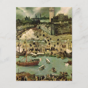 Postal Puerto de Sevilla, c.1590
