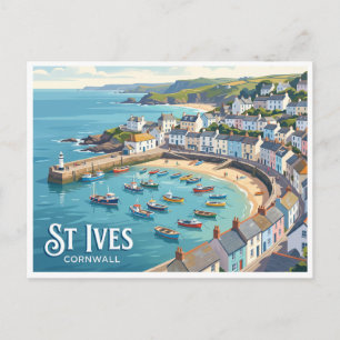 Postal Puerto de St Ives Inglaterra