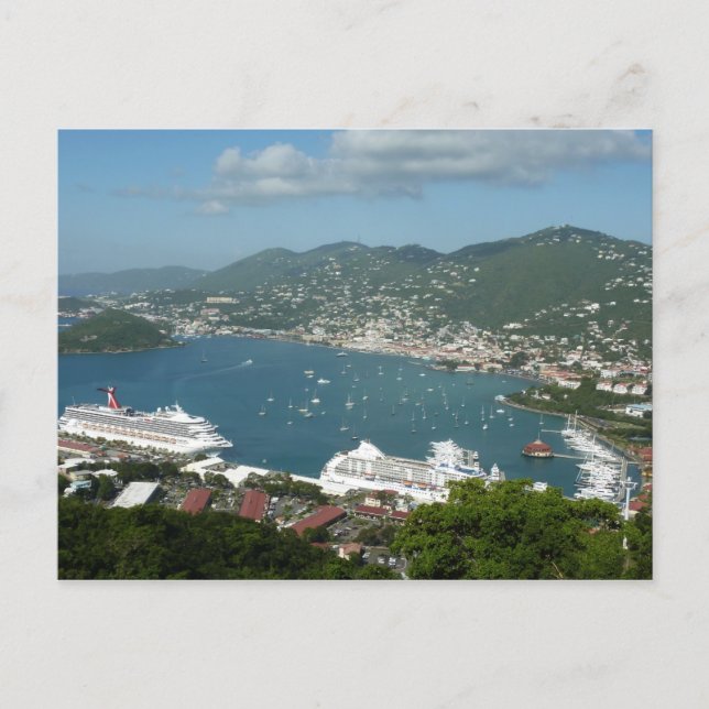 Postal Puerto de St. Thomas Islas Vírgenes Estadounidense (Anverso)