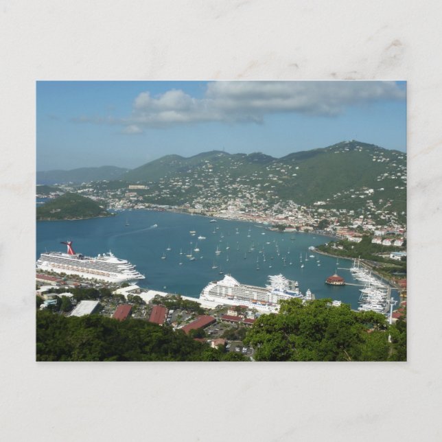 Postal Puerto de St. Thomas Islas Vírgenes Estadounidense (Anverso)