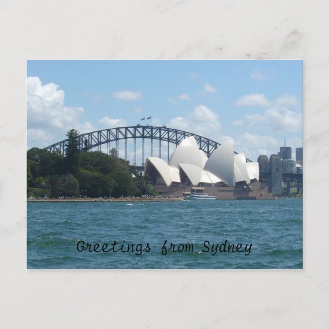 Postal puerto de sydney (Anverso)