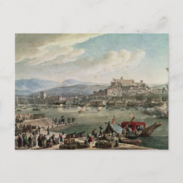 Postal Puerto de Trieste, 1802 (Anverso)