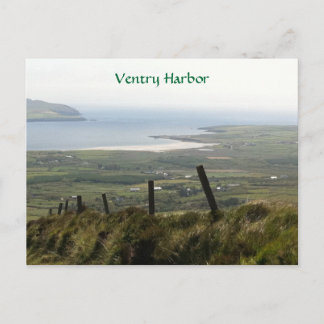 Postal Puerto de Ventry, cañada, Kerry, Irlanda