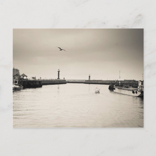 Postal Puerto de Whitby (Anverso)