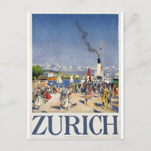 Postal Puerto de Zúrich, Suiza