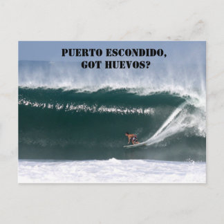 Postal Puerto Escondido, ¿huevos?
