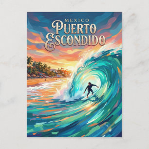 Postal Puerto Escondido México