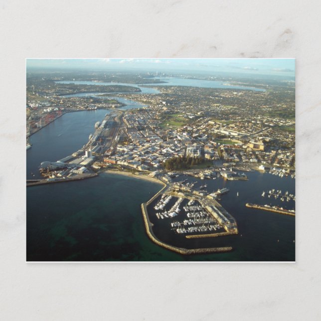 Postal Puerto Fremantle, Australia Occidental (Anverso)
