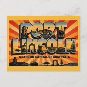 Postal Puerto Lincoln, capital de mariscos de Australia d