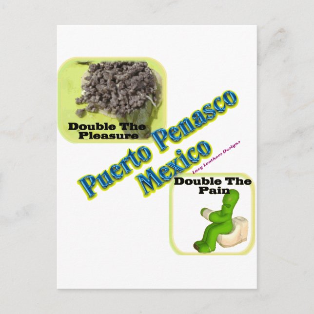 Postal Puerto Penasco: Punto rocoso México 2 (Anverso)