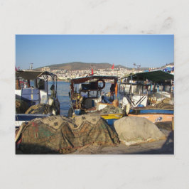 Postal Puerto pesquero de Kusadasi