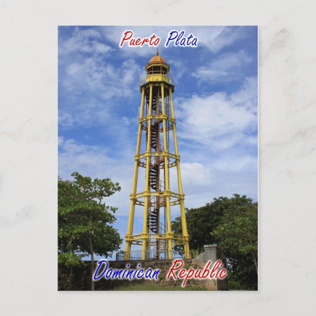 Postal Puerto Plata República Dominicana PostCard (Anverso)