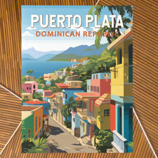 Postal Puerto Plata República Dominicana Viaje de arte
