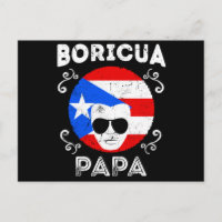 Puerto Rico Boricua Latino Papa Día