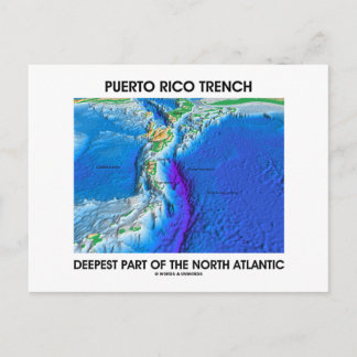 Postal Puerto Rico Es La Parte Más Profunda Del Atlántico