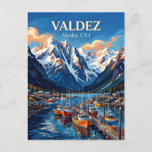 Postal Puerto Valdez Alaska