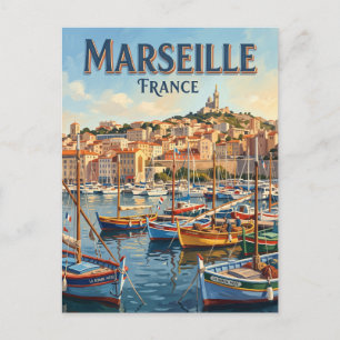 Postal Puerto Viego Marsella Francia