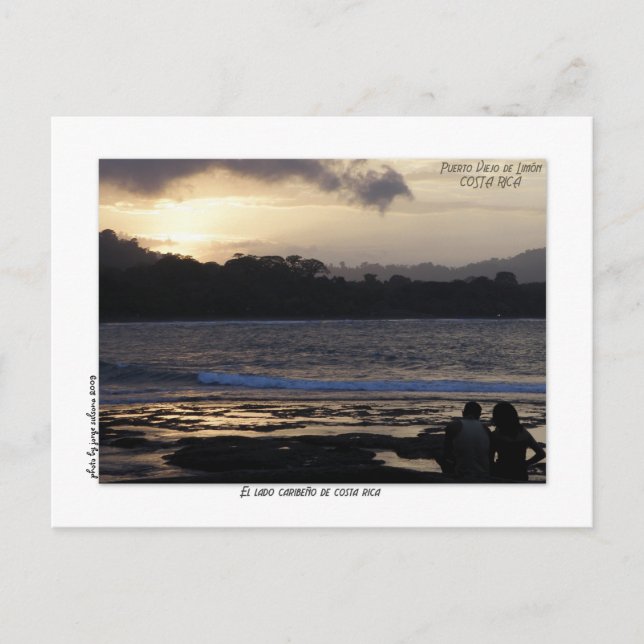 Postal Puerto Viejo de Limon (Anverso)