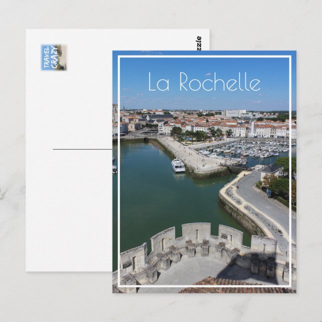 Postal Puerto Viejo Vista La Rochelle (Anverso / Reverso)