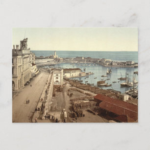 Postal Puerto y admiración, Argel, Argelia