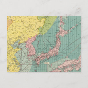 Postal Puertos chinos, japoneses