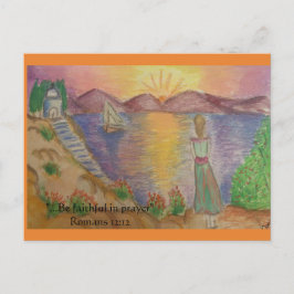 Postal puesta de sol