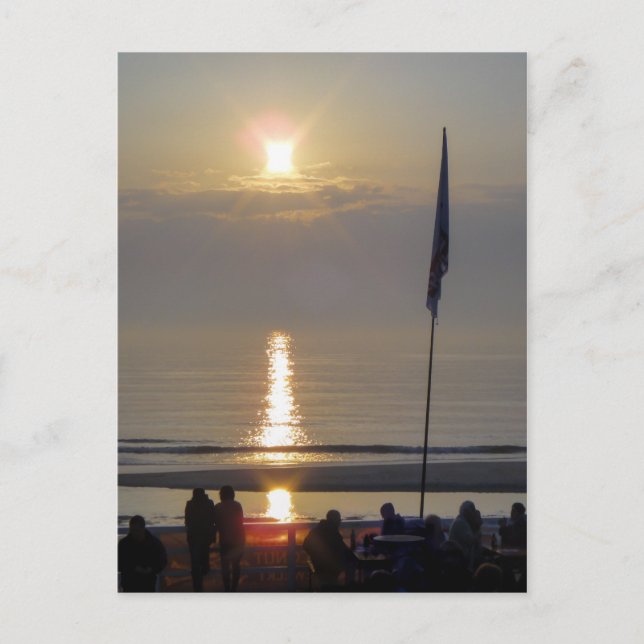 Postal Puesta de sol (Anverso)