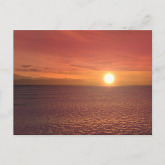 Postal puesta de sol