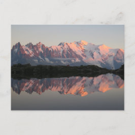 Postal Puesta de sol de Chamonix Lac de Cheserys