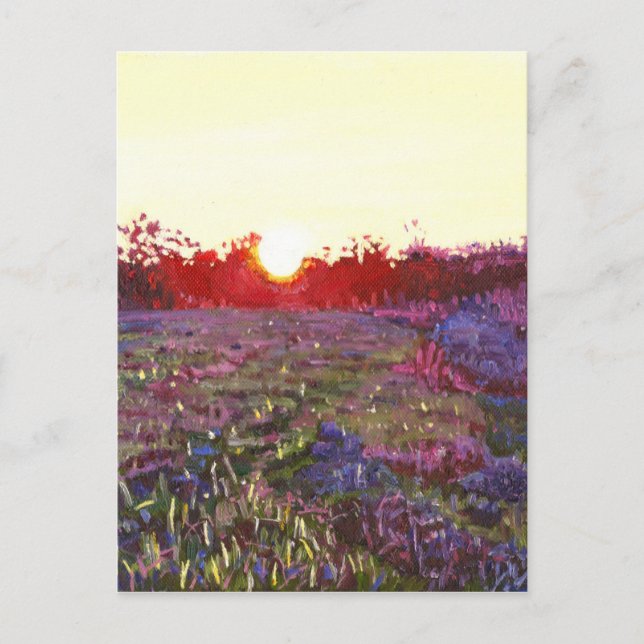 Postal Puesta de sol de Farley 2012 (Anverso)