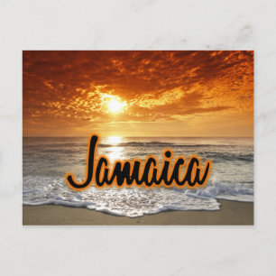 Postal Puesta de sol de Jamaica