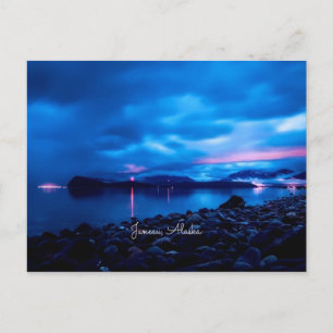 Postal Puesta de sol de Juneau