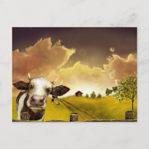 Postal Puesta de sol de Saskatchewan