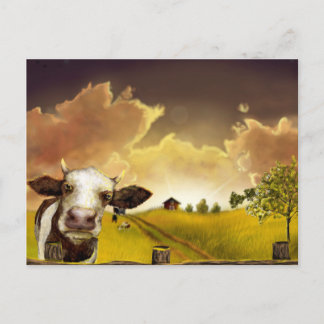 Postal Puesta de sol de Saskatchewan