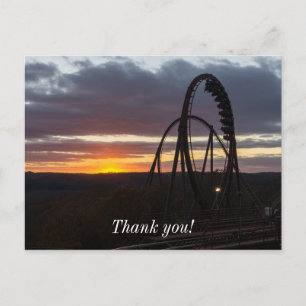 Postal Puesta de sol de Wildfire