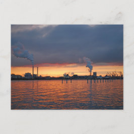 Postal Puesta de sol en Amsterdam-Noord
