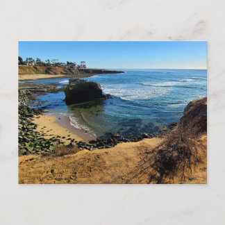Postal Puesta de sol en la playa, San Diego, CA