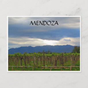 Postal puesta de sol en los andes mendocinos