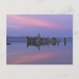 Postal Puesta de sol en Mono Lake, CA.