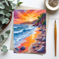 Puesta de sol en Napili Bay Maui Hawaii Pintura